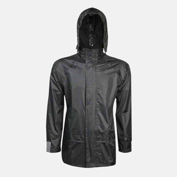 Adults Black Waterproof Jacket by Baum Country