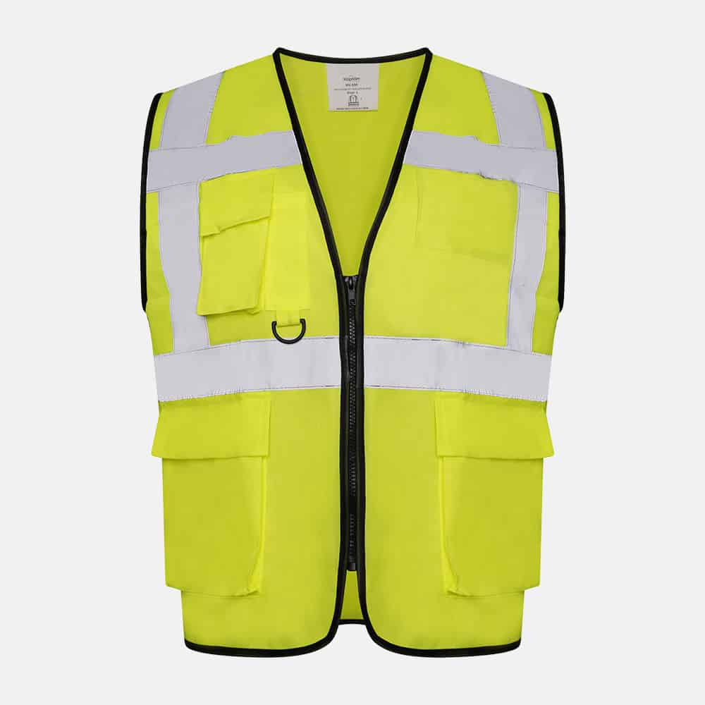 Hi Vis Executive Utility Safety Vest / Waistcoat By Kapton